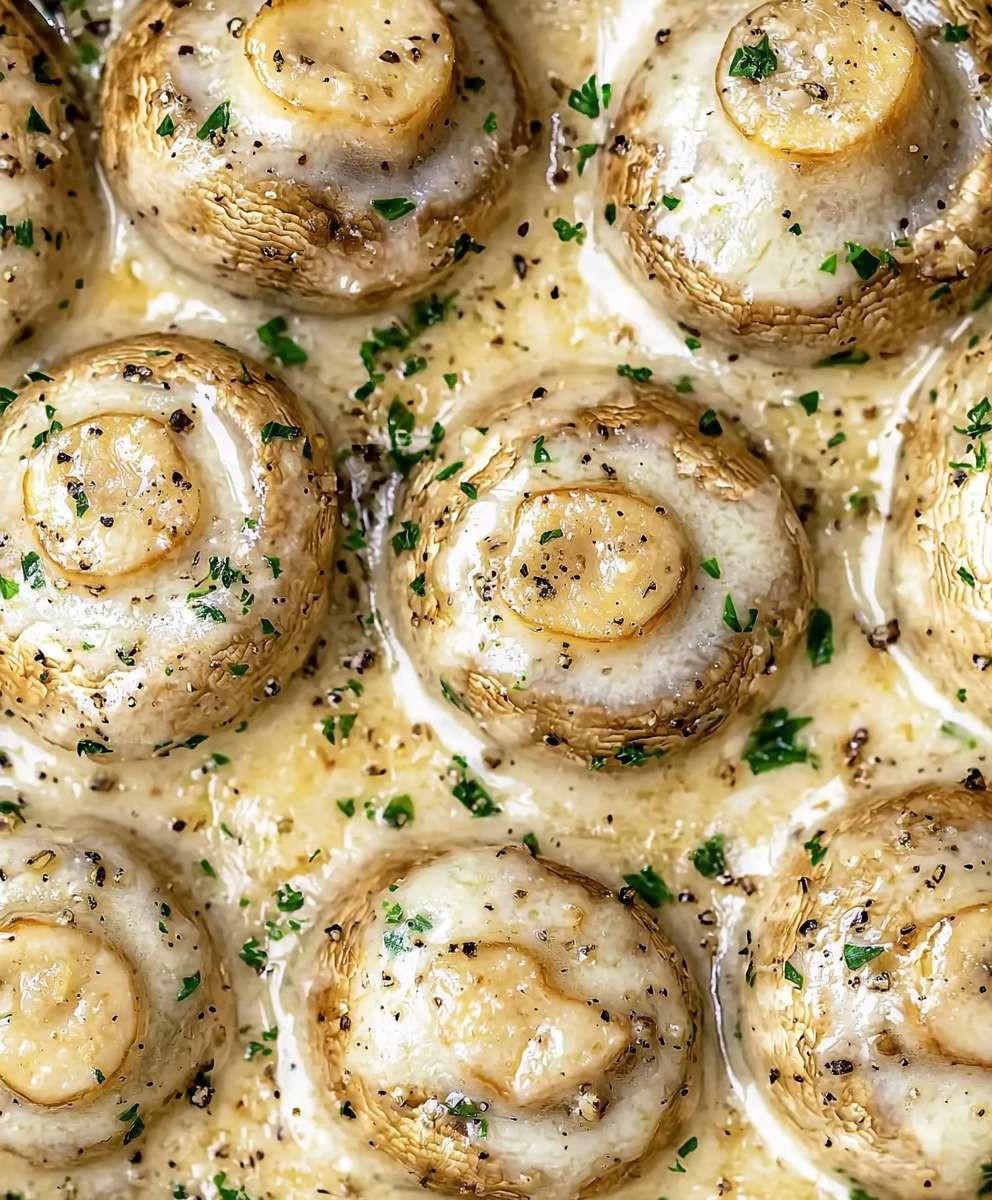 Garlic Parmesan Mushrooms
