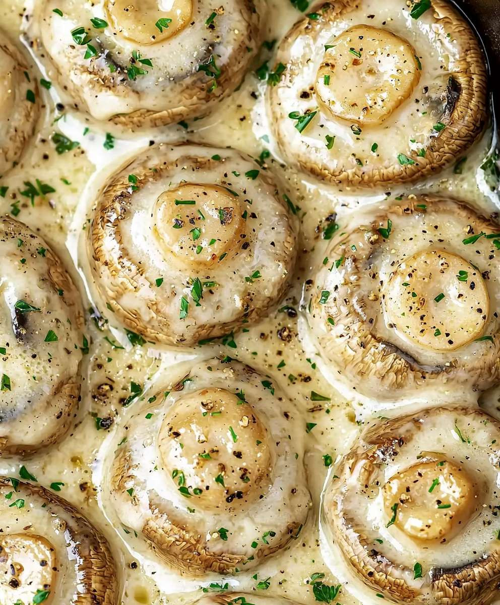 Garlic Parmesan Mushrooms