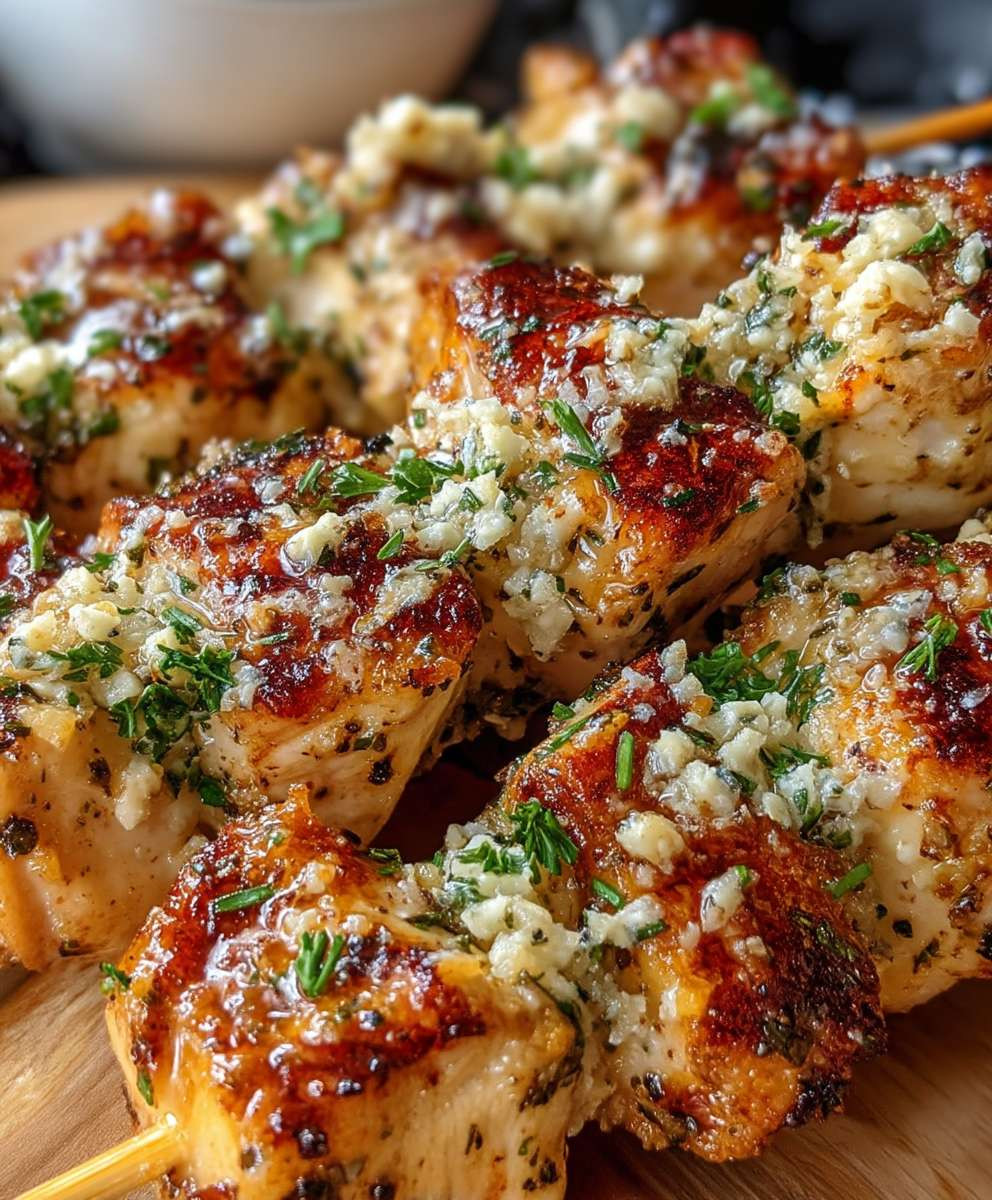 Grilled Ranch Garlic Skewers