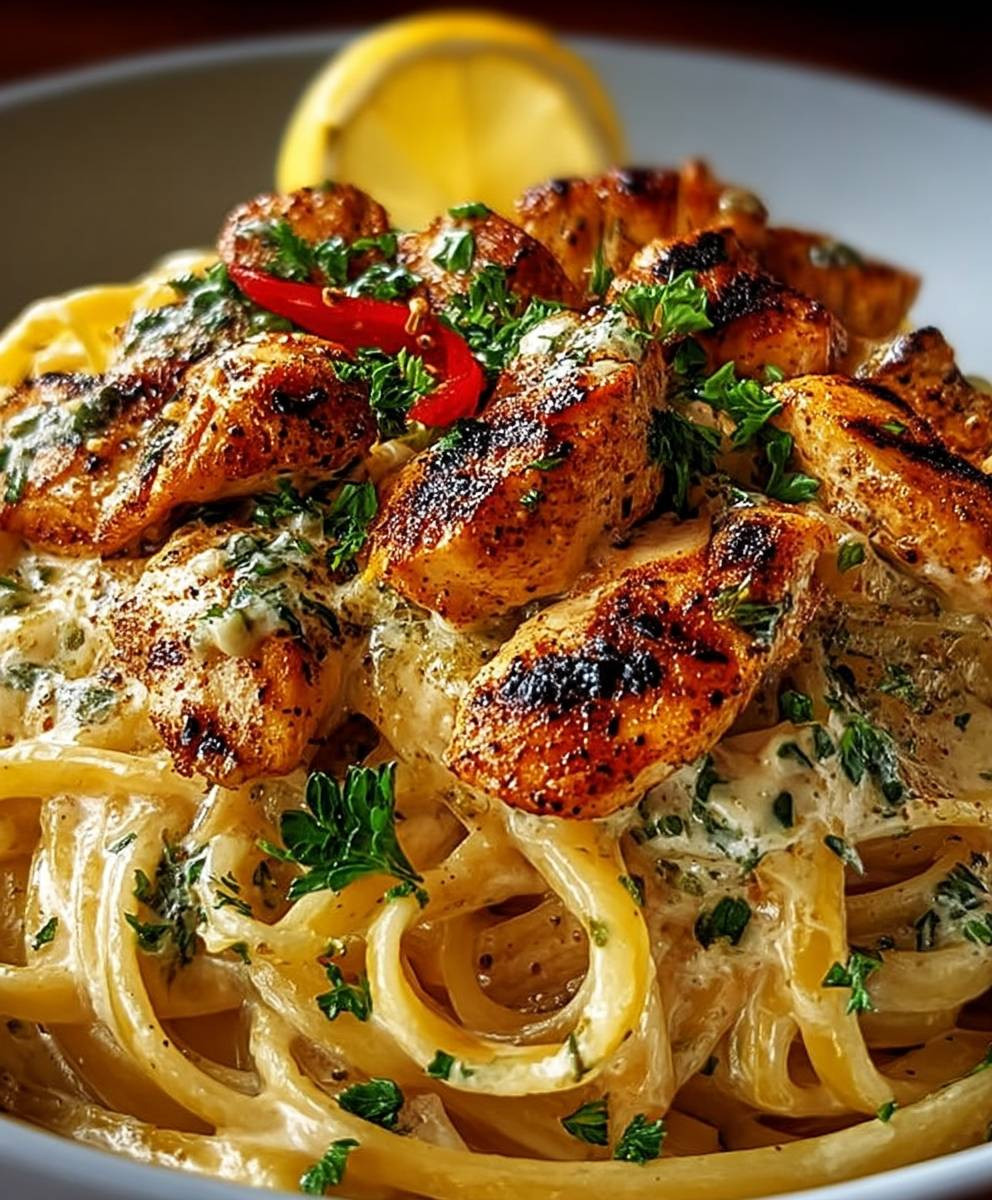Creamy Chicken Linguine
