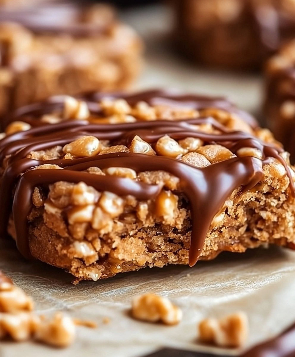 No-Bake Caramel Cookies
