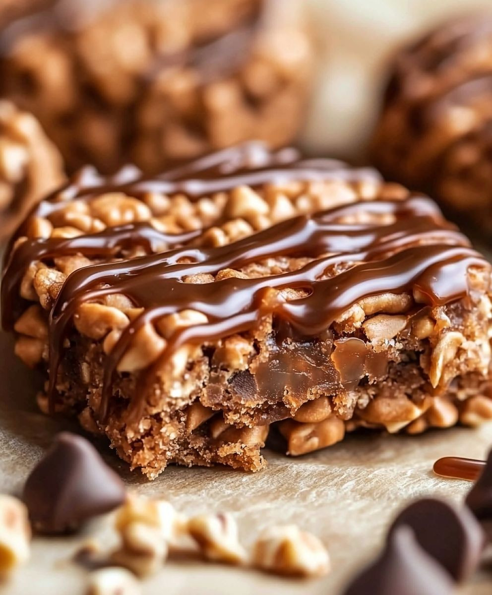 No-Bake Caramel Cookies
