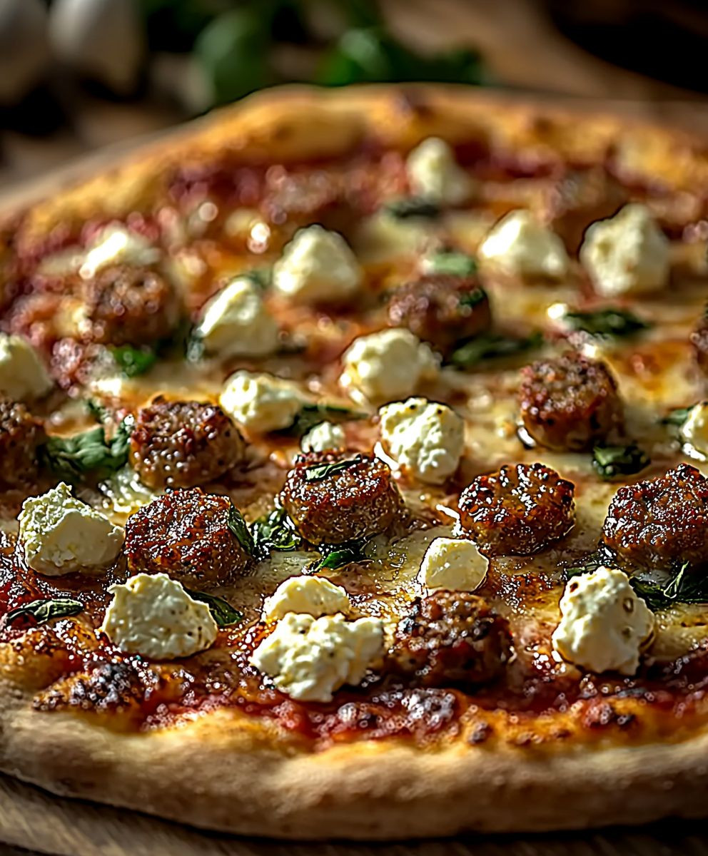 Sweet Spicy Sausage Pizza