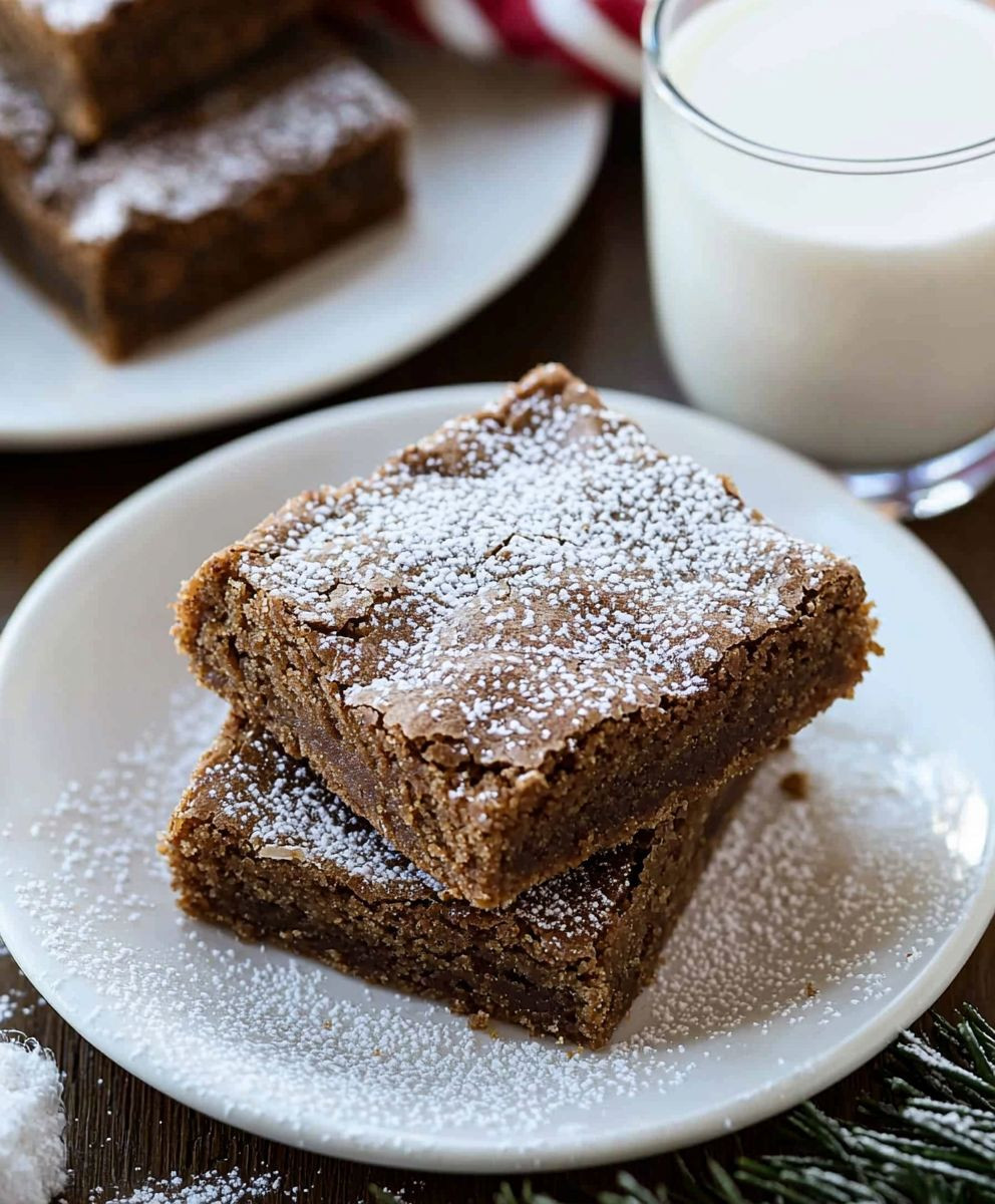 Gingerbread Brownies Dessert