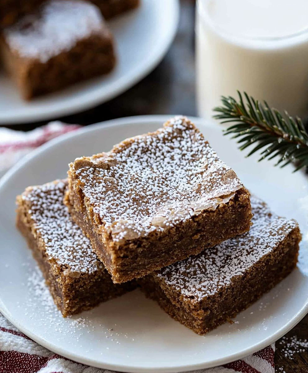 Gingerbread Brownies Dessert