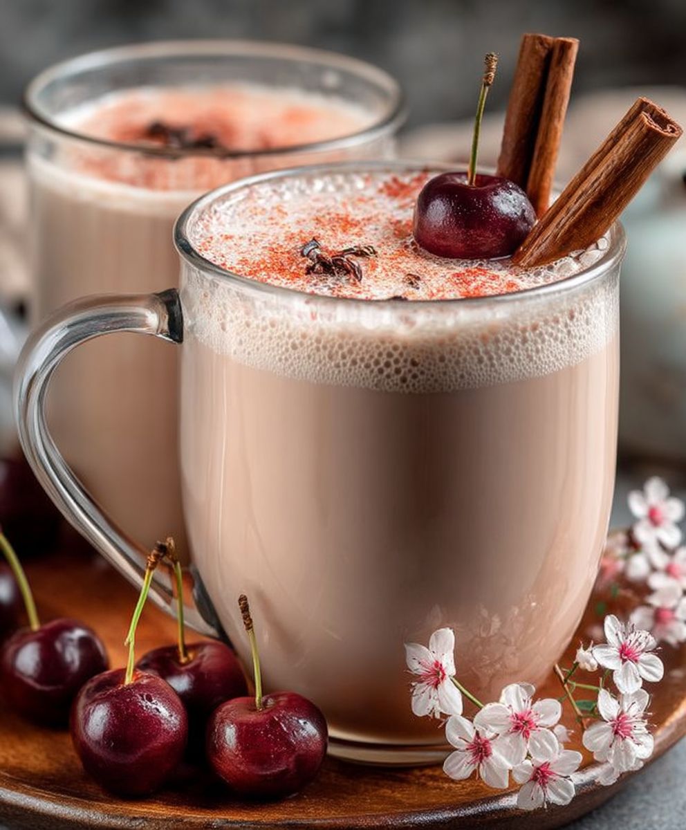 Cherry Earl Grey Milk Tea