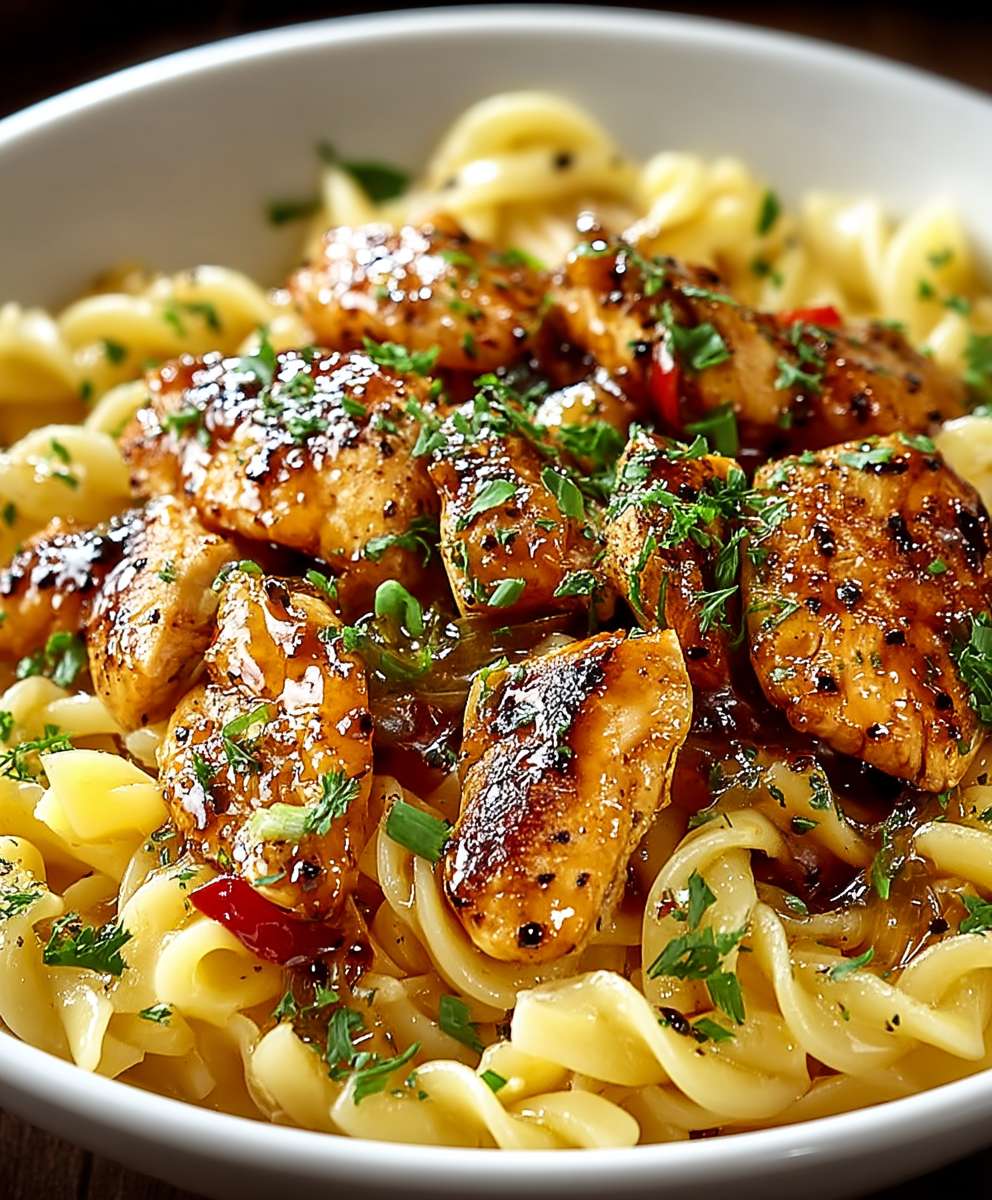 Honey Pepper Chicken Pasta