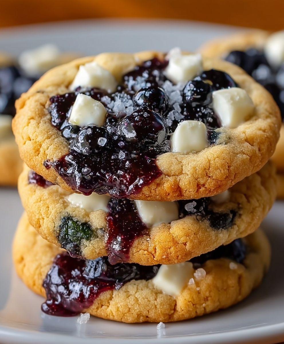 Blueberry Cheesecake Cookies