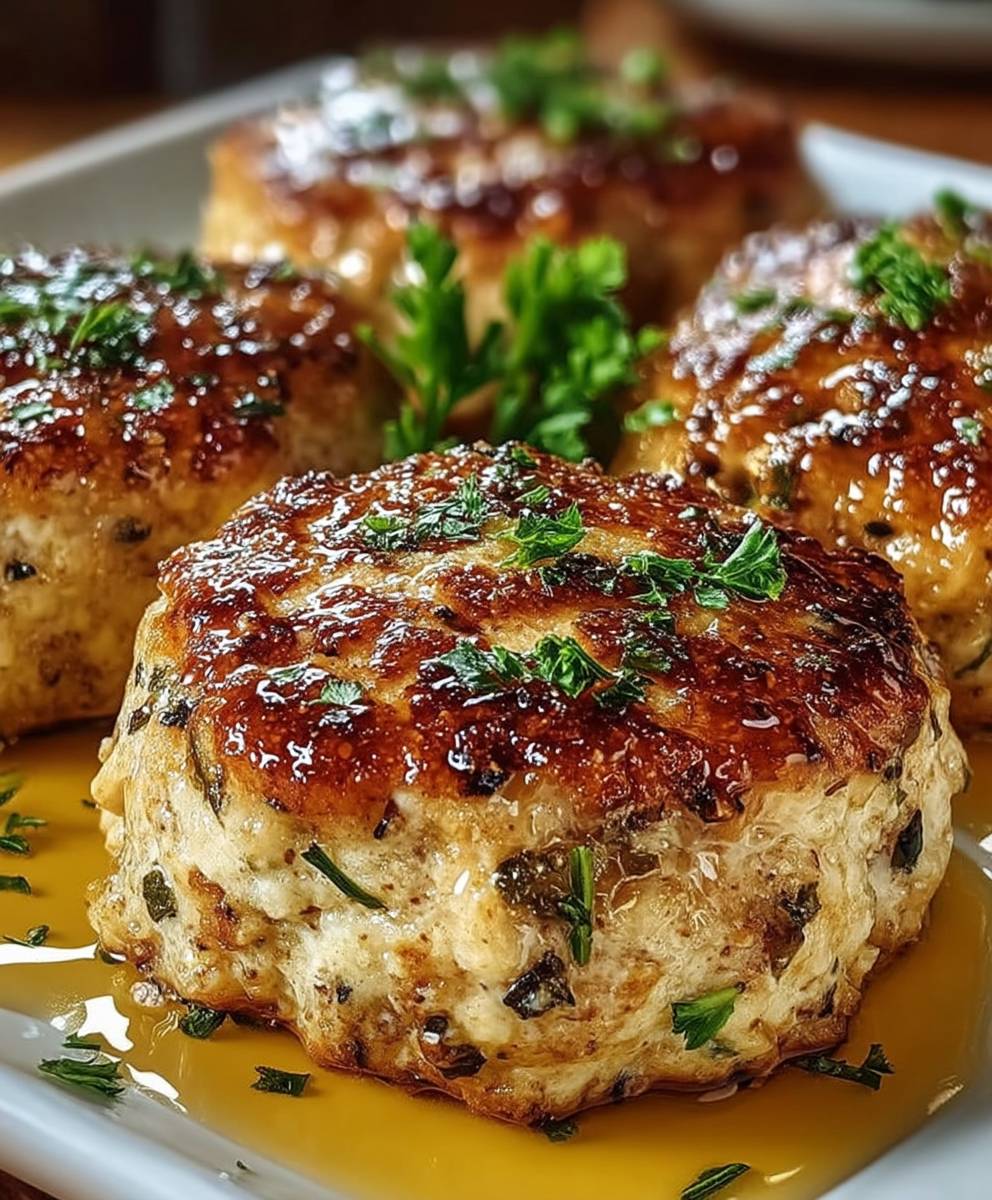 Garlic Parmesan Chicken Meatloaf