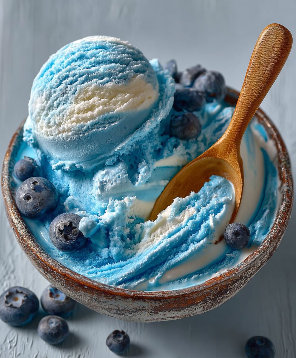 Blue moon ice cream