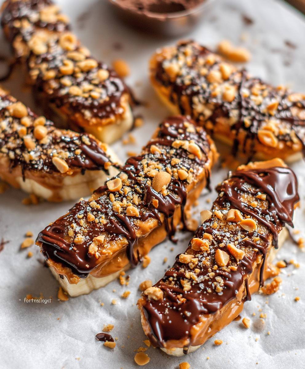 Frozen Banana Snickers