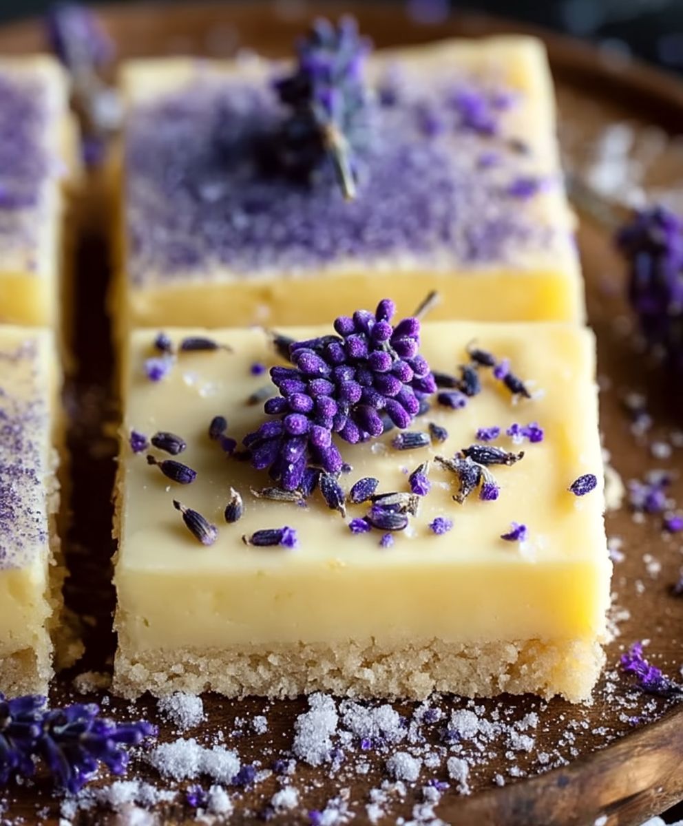 Lavender Lemon Bars
