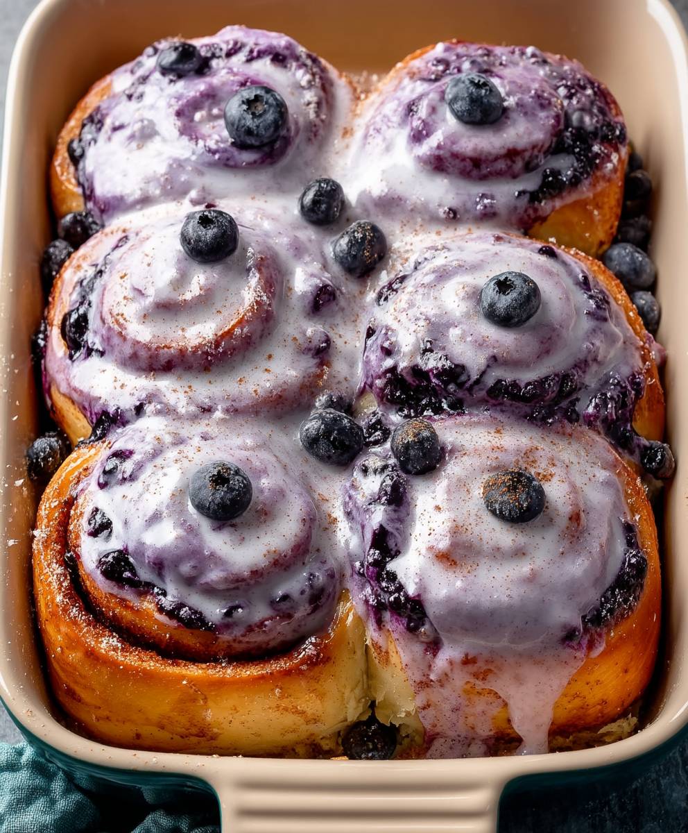 Blueberry Cinnamon Rolls
