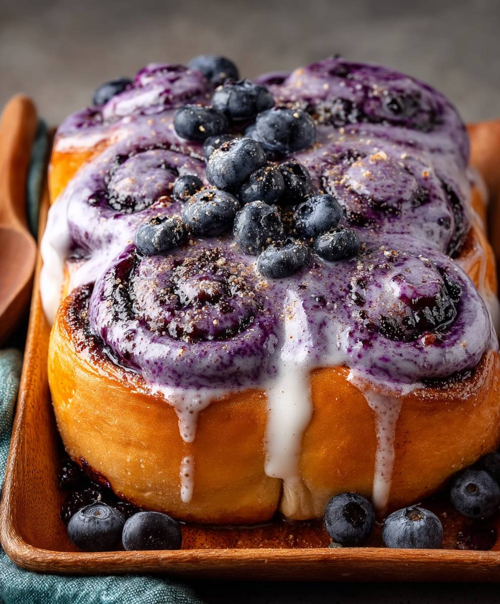 Blueberry Cinnamon Rolls