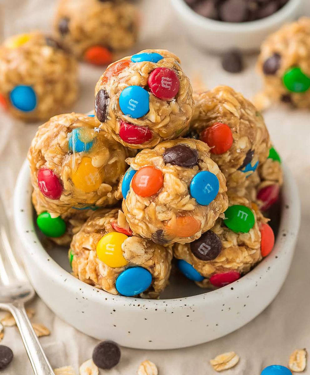 No Bake Monster Energy Bites