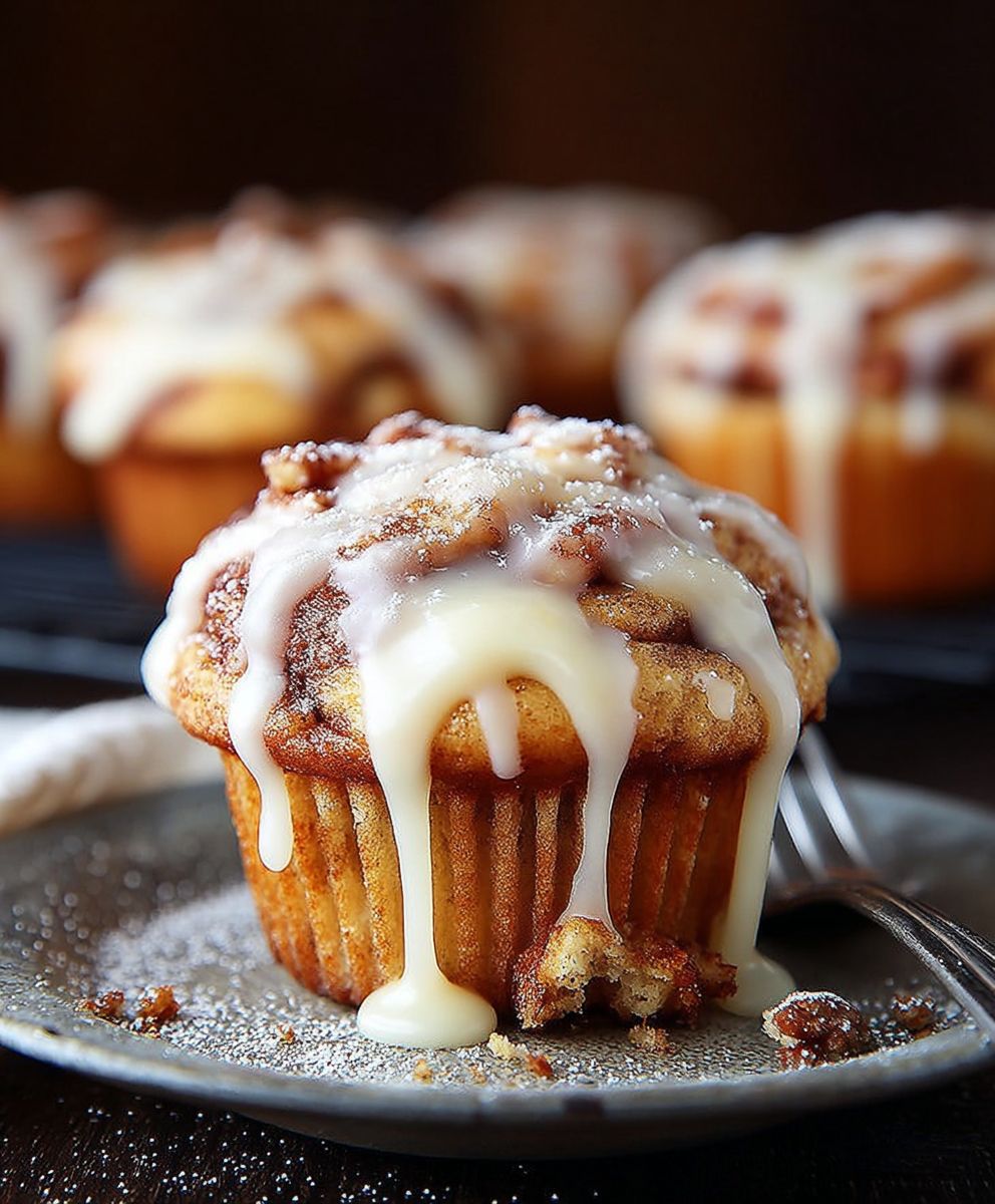 Cinnamon roll muffins