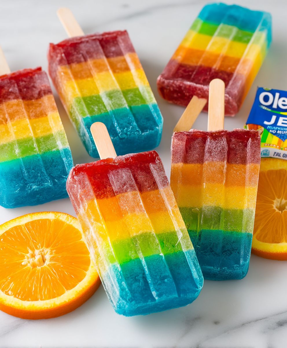 Jello Popsicles