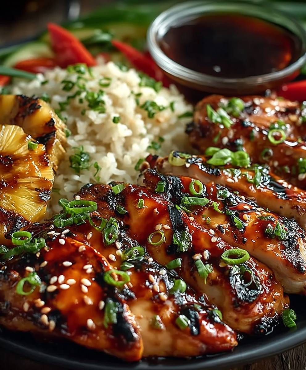 Hawaiian Grilled Teriyaki Chicken