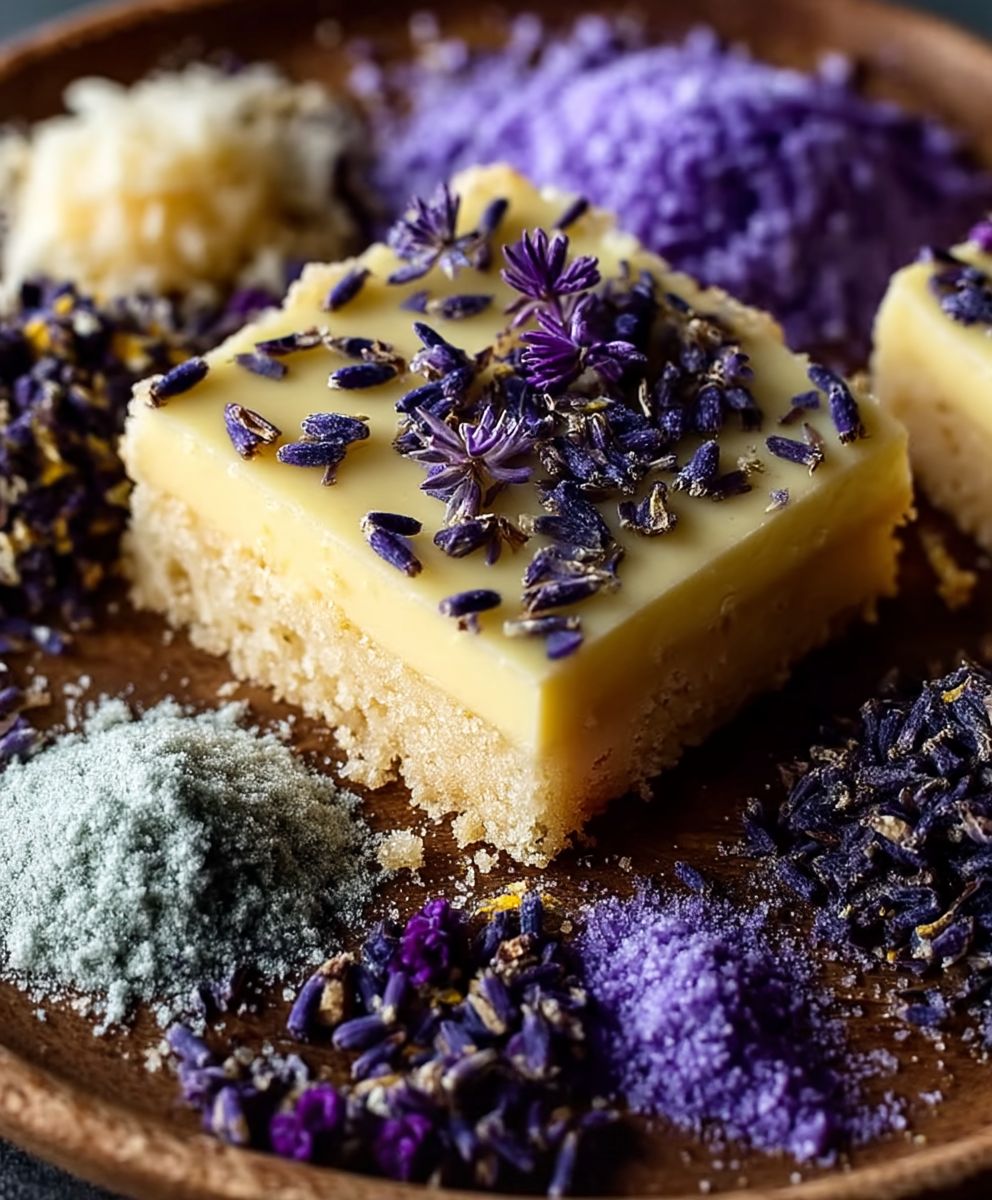 Lavender Lemon Bars