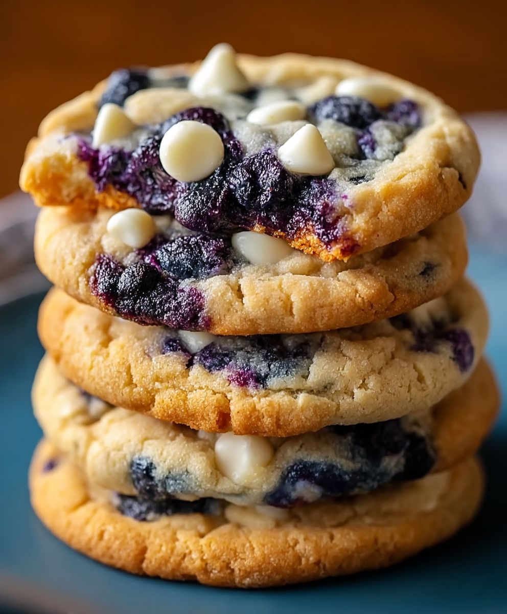 Blueberry cheesecake cookies