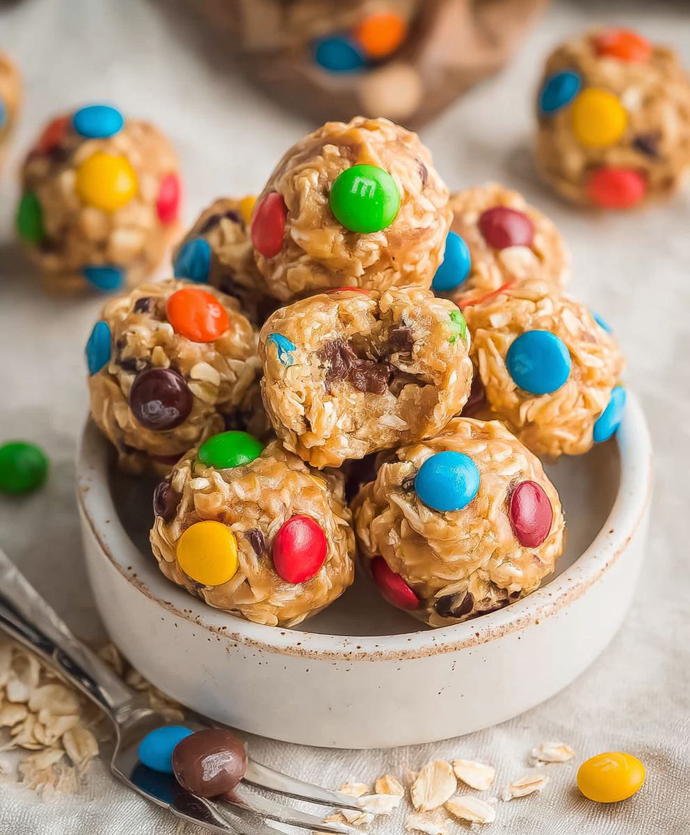 No Bake Monster Energy Bites