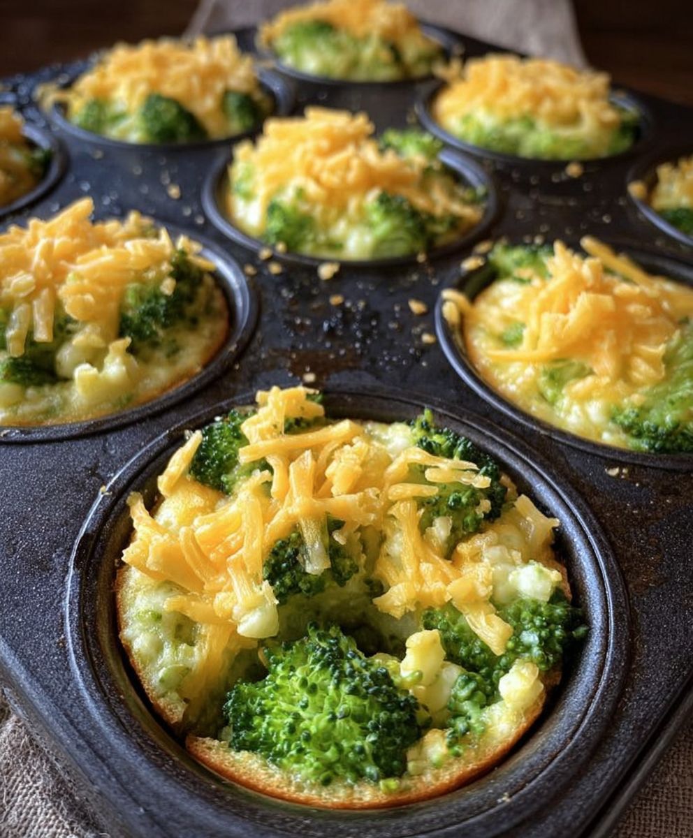 Broccoli Cheese Cups Snack