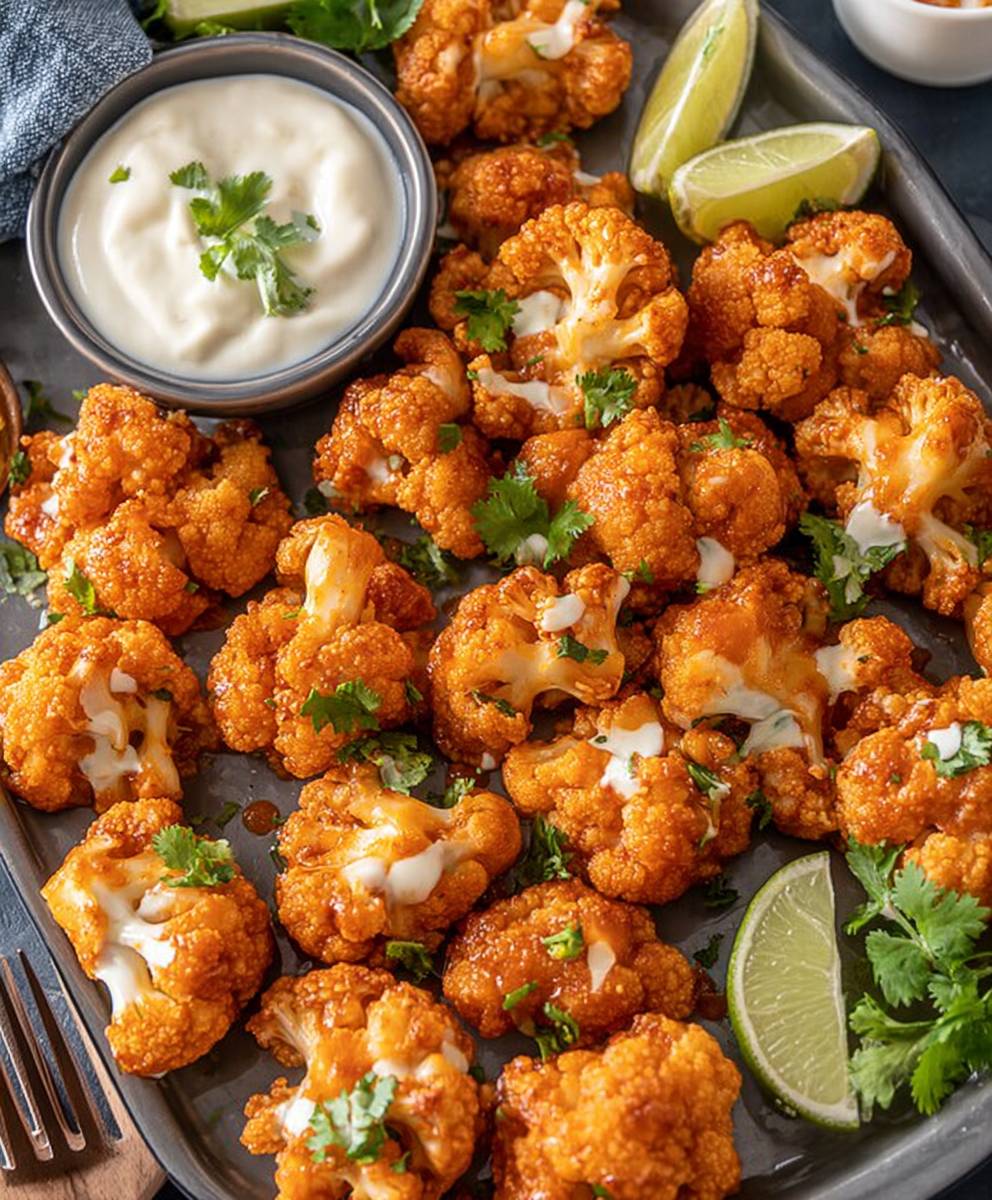 Air Fryer Buffalo Cauliflower