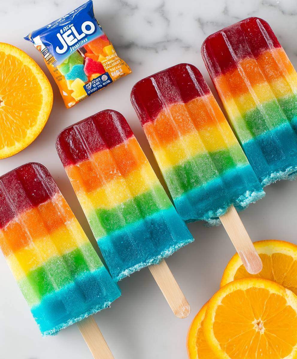 Jello Popsicles