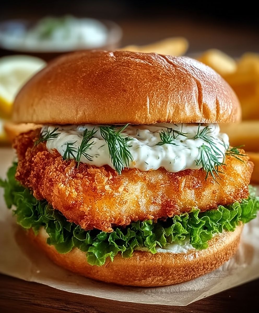 Crispy Fried Cod Sandwich