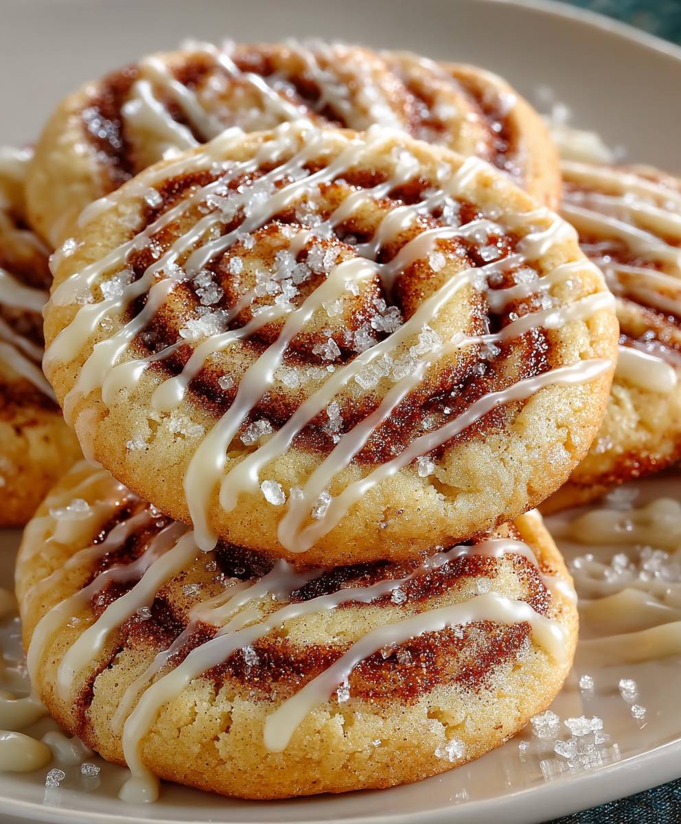 Cinnamon bun cookies
