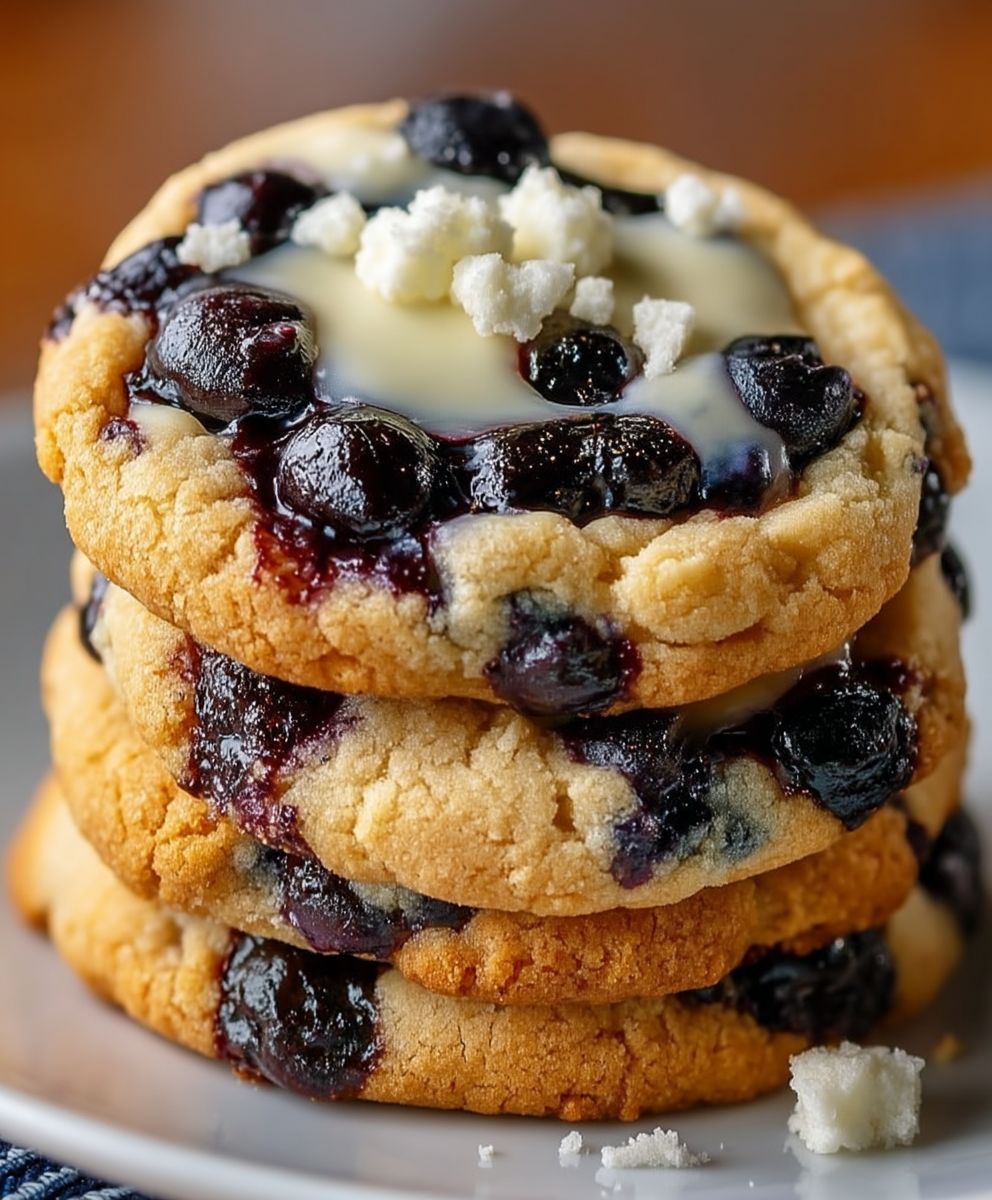 Blueberry Cheesecake Cookies