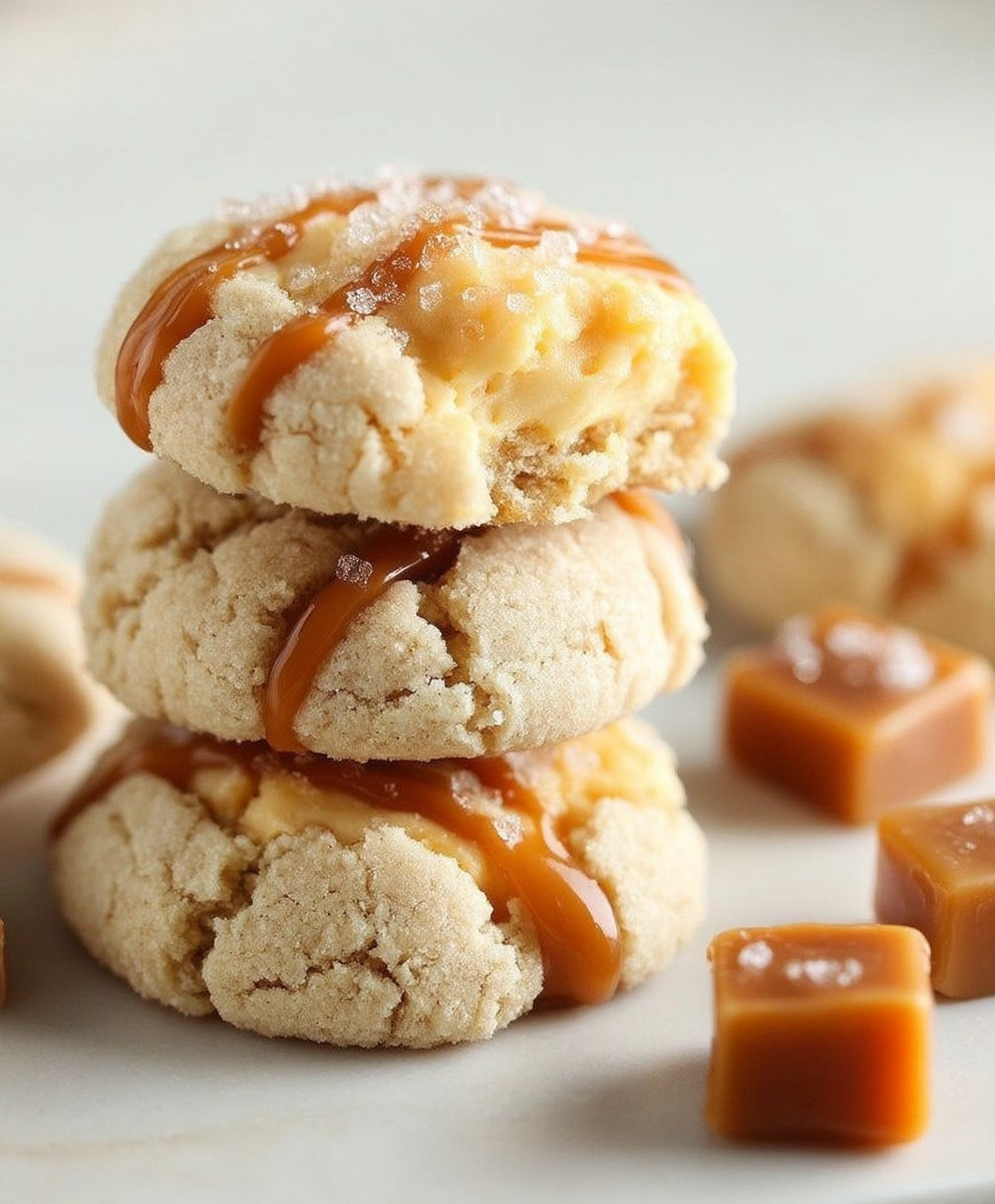 Caramel Cheesecake Cookies