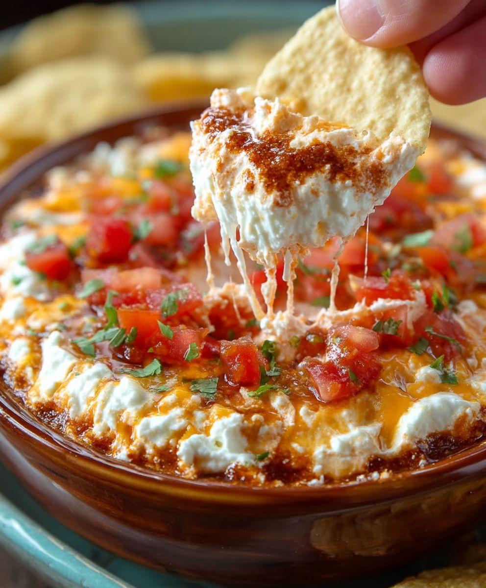 Layered cream cheese salsa dip