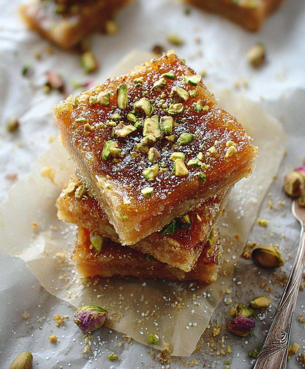 Pistachio Cookie Bars