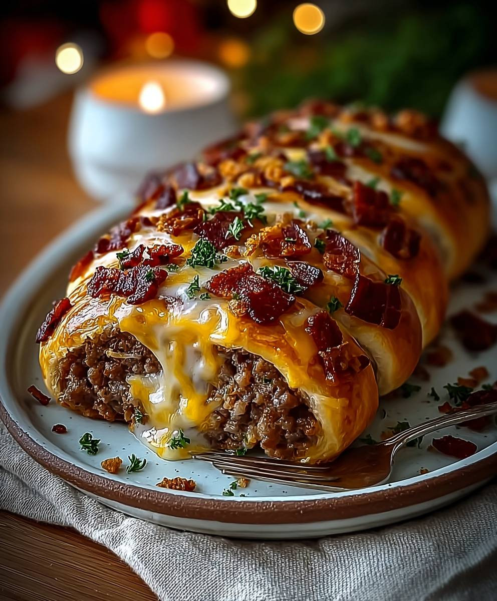 Bacon Cheeseburger Rollups