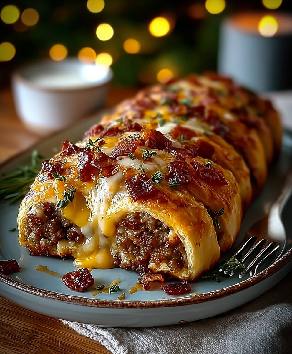 Bacon Cheeseburger Rollups