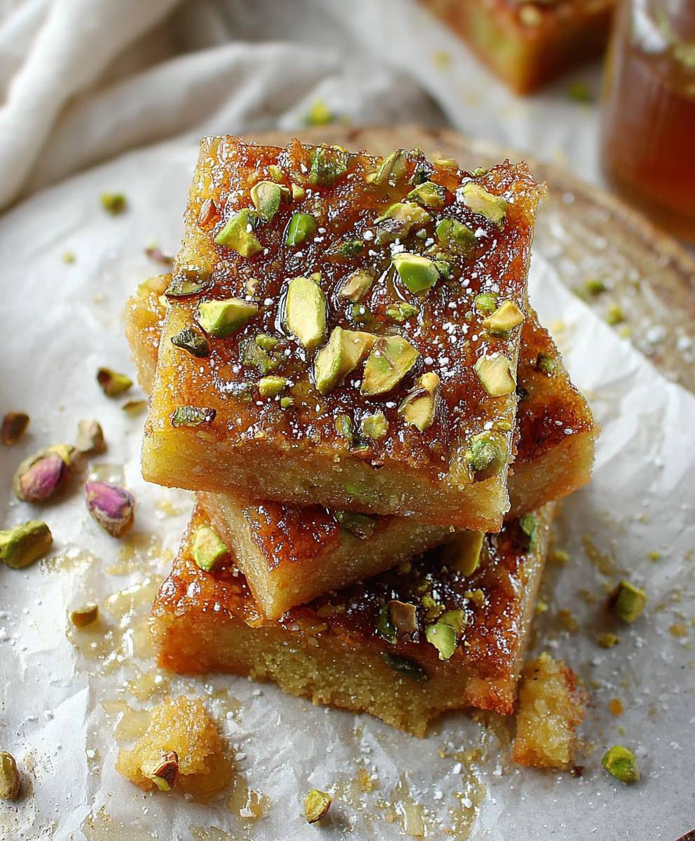 Pistachio Cookie Bars