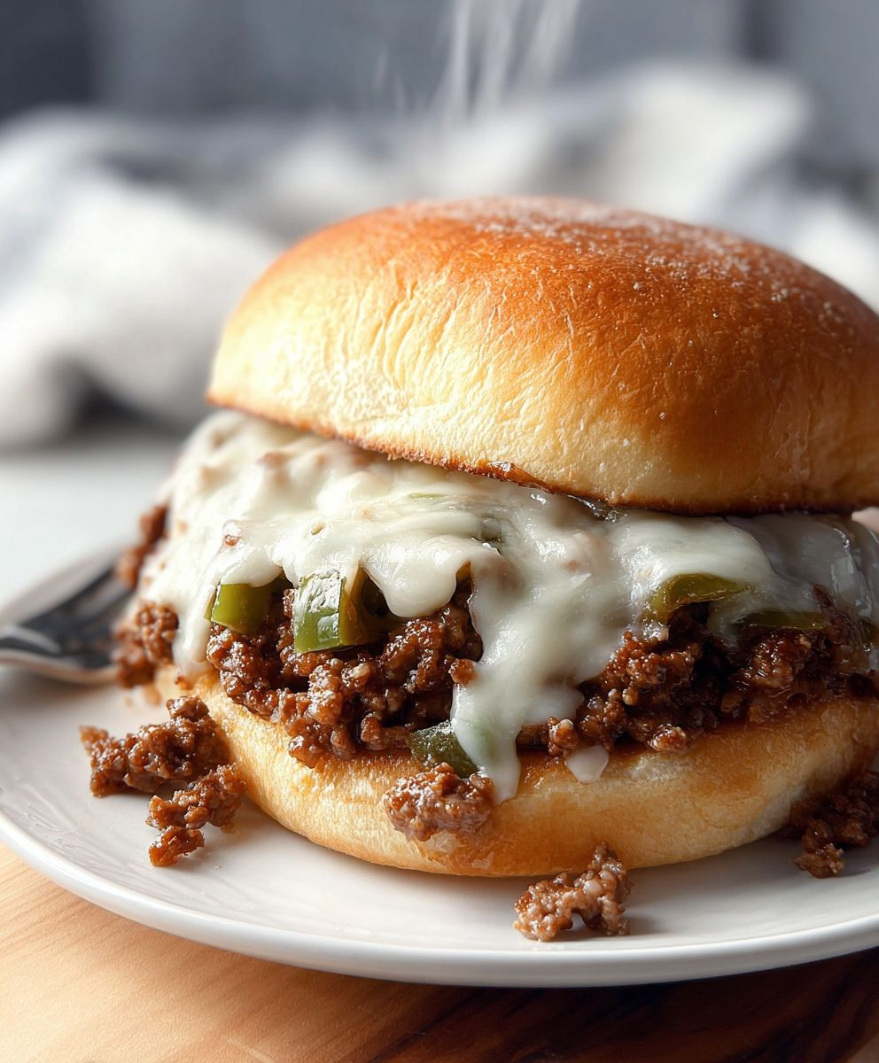 Cheesesteak Style Sloppy Joes