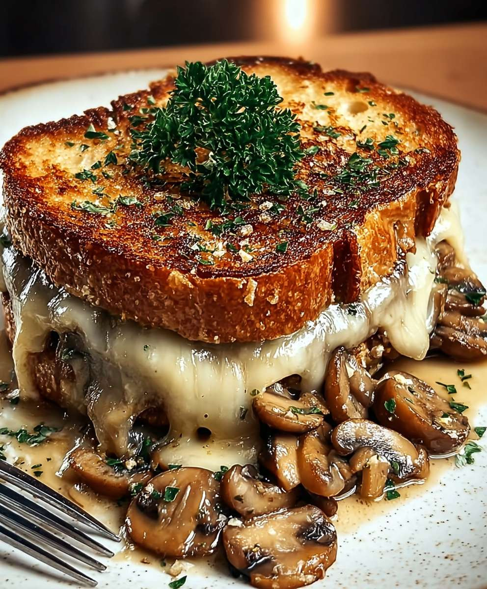Swiss Mushroom Melt Sandwich
