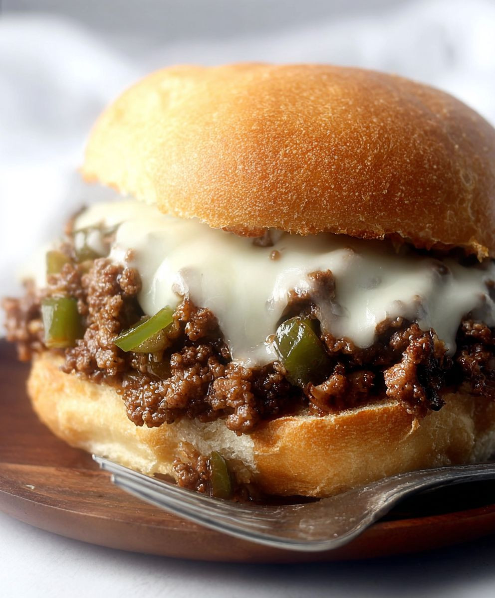 Cheesesteak Style Sloppy Joes