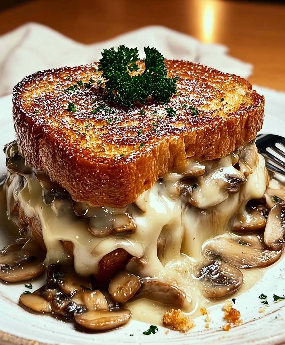 Swiss Mushroom Melt Sandwich