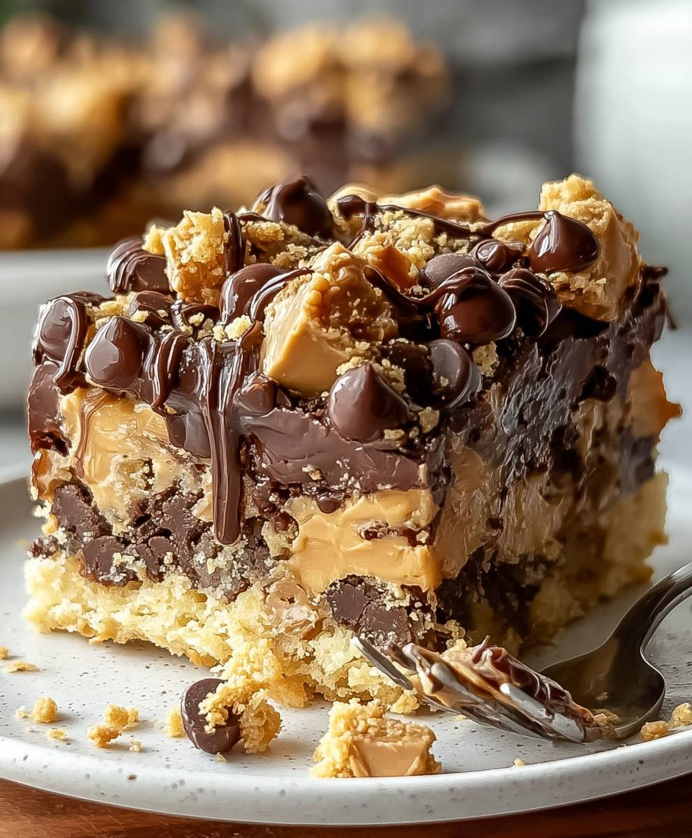 Peanut Butter Cup Dump Cake