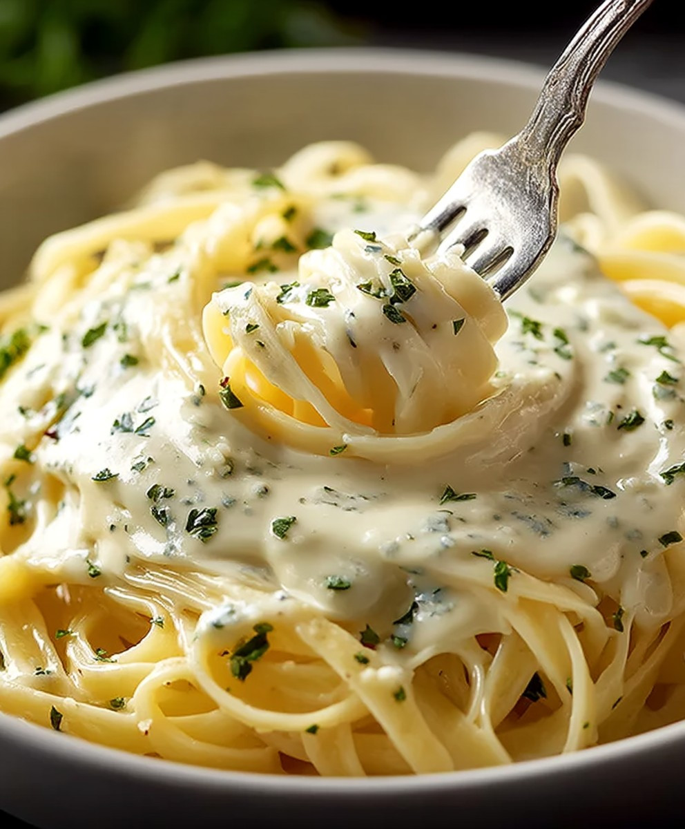 Homemade Alfredo Sauce Pasta