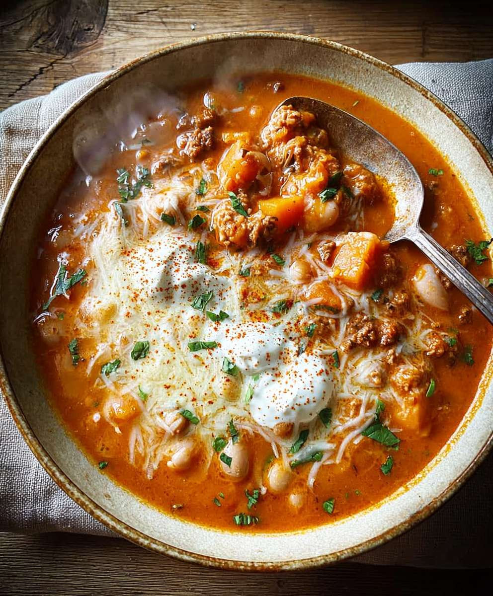 Chicken Chili with Pumpkin