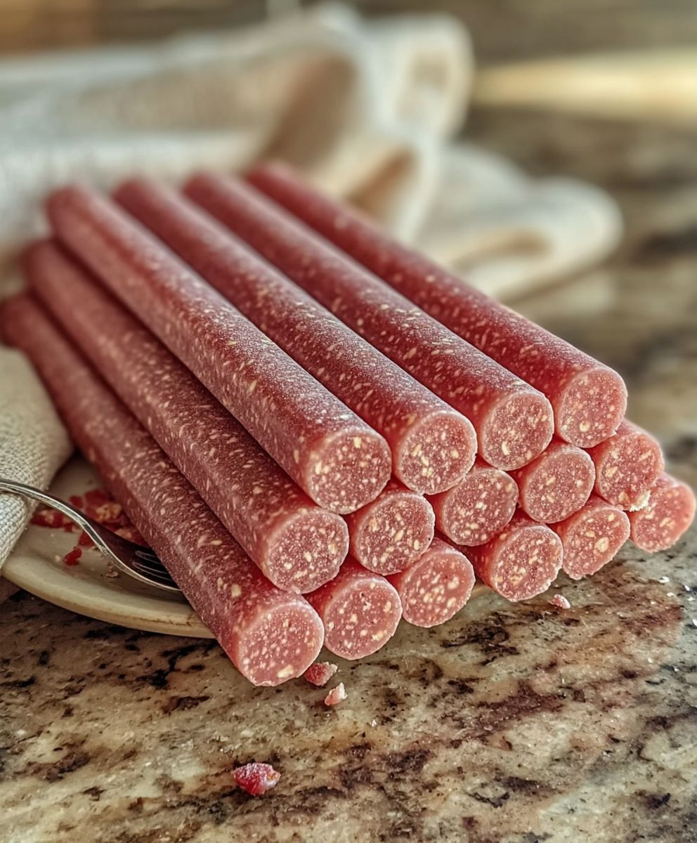 Strawberry oat smoothie sticks dogs