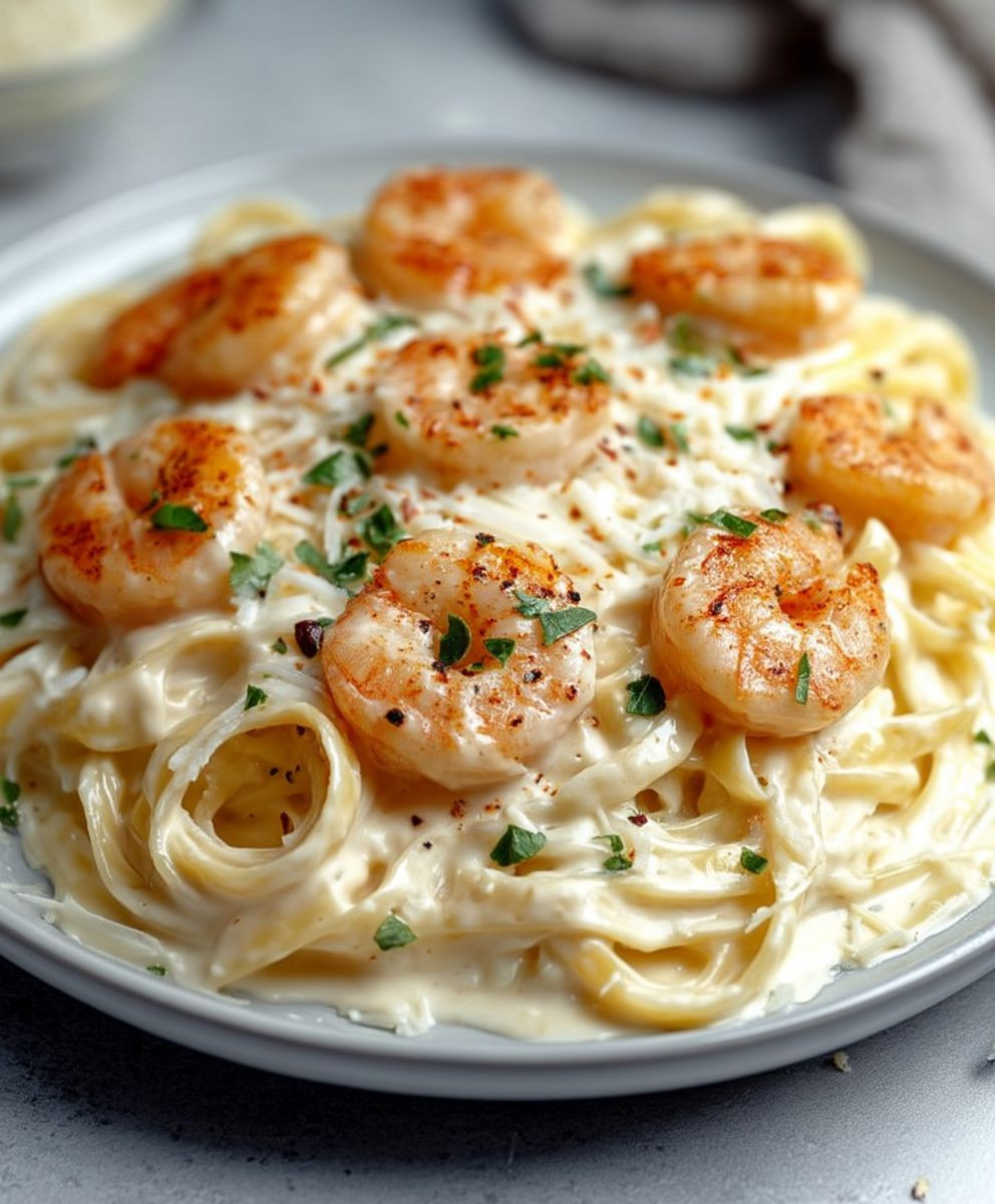 Shrimp Alfredo