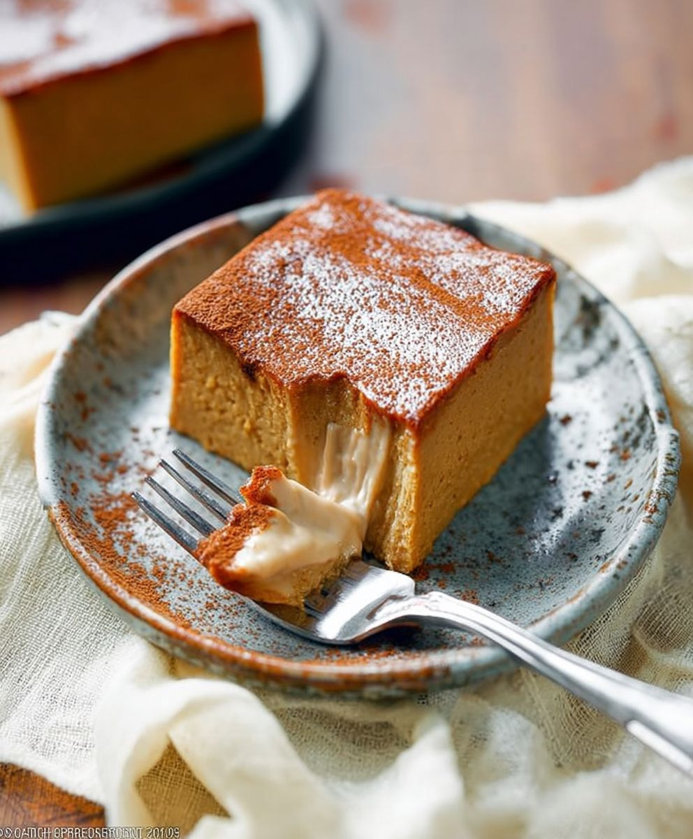Pumpkin Magic Custard Cake