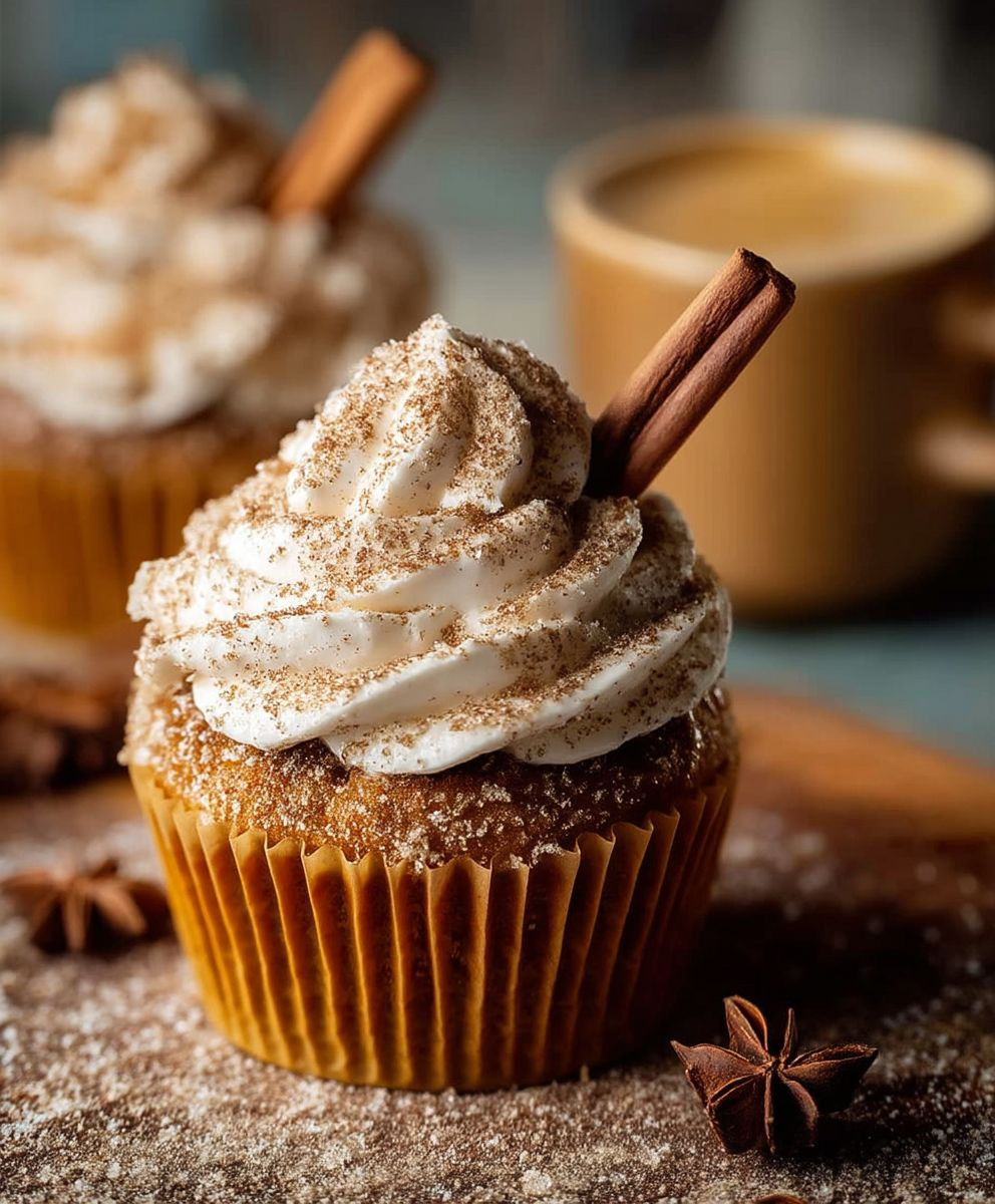 Pumpkin Latte Cupcakes