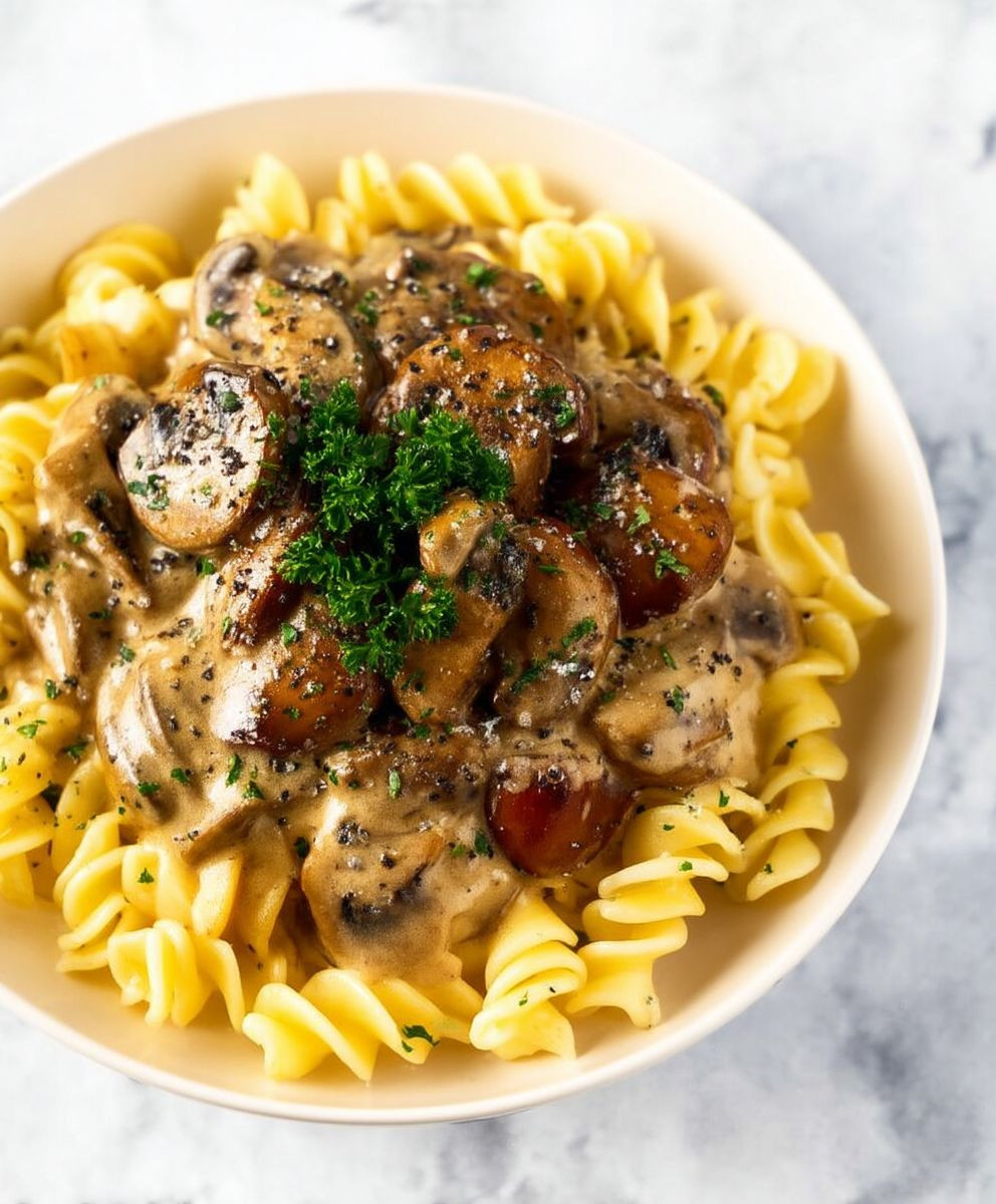 Mushroom Stroganoff
