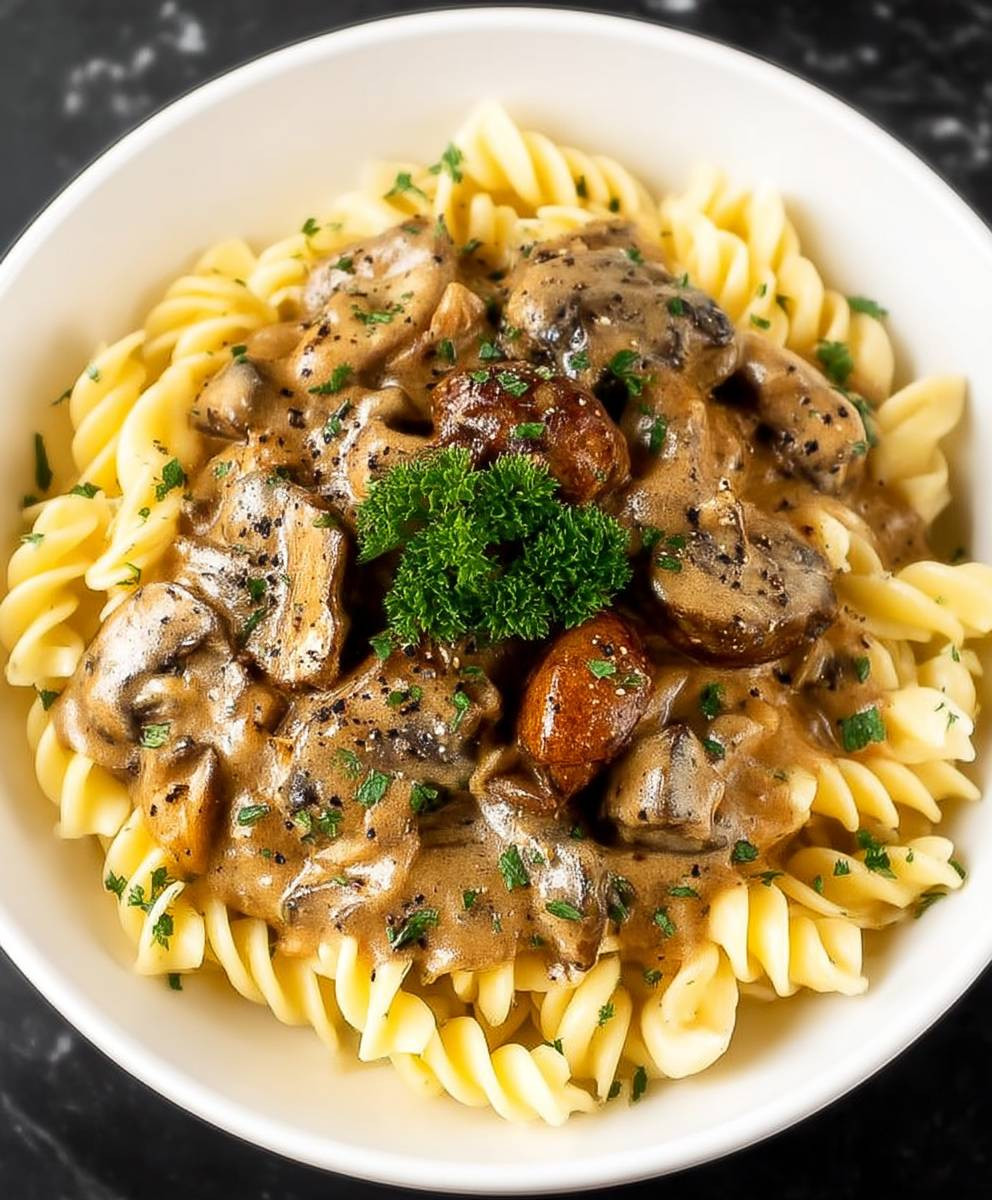 Mushroom Stroganoff